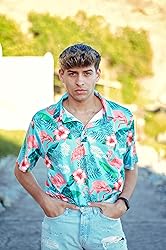 uideazone Funny Polo Shirts for Mens Dry Fit Short