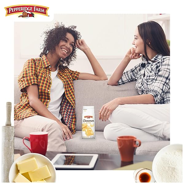 PEPPERIDGE FARM CHESSMEN BUTTER COOKIES, 7.25 OZ. BAG (PACKAGING MAY VARY)