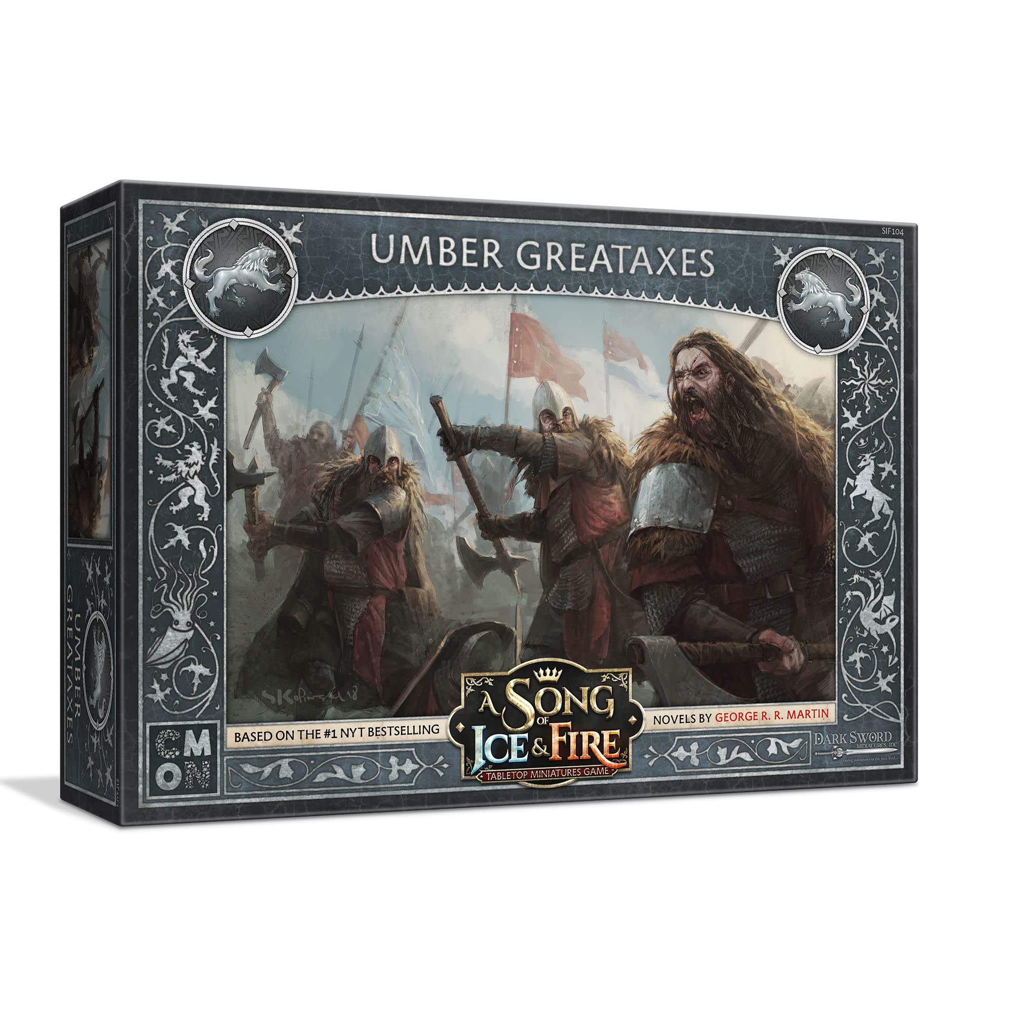 CMON | A Song of Ice and Fire: Umber Greataxes Unit Expansion | Miniatures Board Game | Ages 14 Plus | 2 Plus Players | 60 Plus Minutes Playing Time