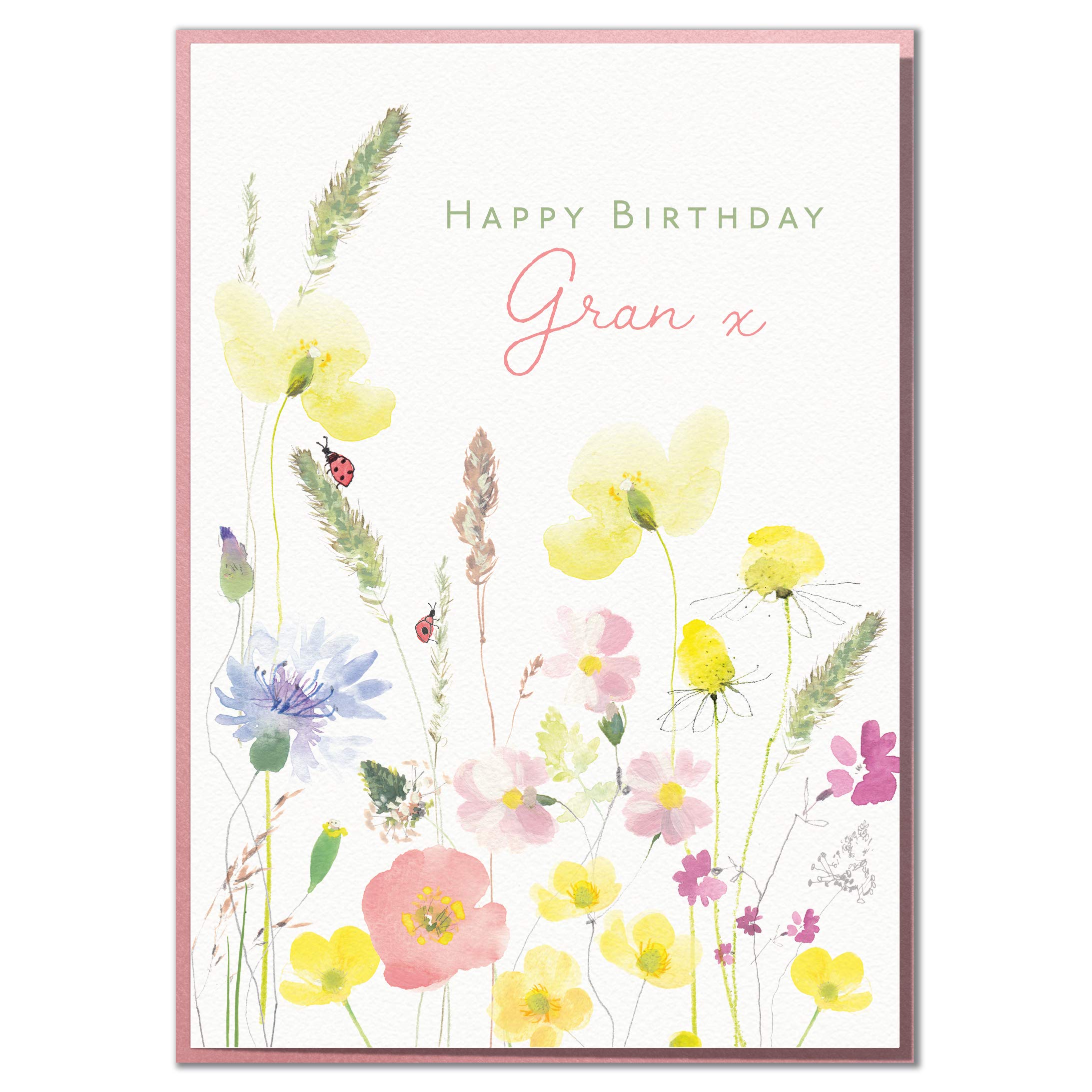 Happy Birthday Gran. Beautiful Floral Birthday Card for A Special Grandma