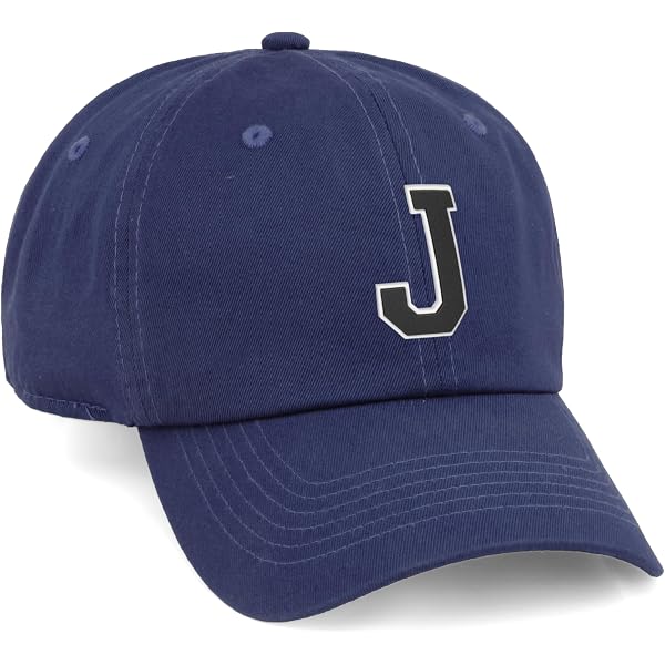 I&W Hatgear Customized Letter Intial Baseball Hat A to Z Team