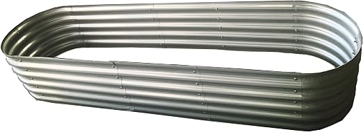 Bancal Gabiona de chapa metálica, de 210 x 54 x 40 cm, elevado, de ...