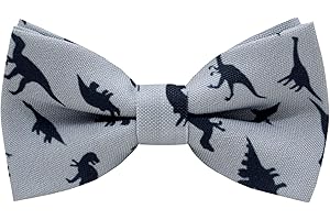 Carahere Little Boy's Handmade Pre-Tied Patterned Bow Ties For Kids