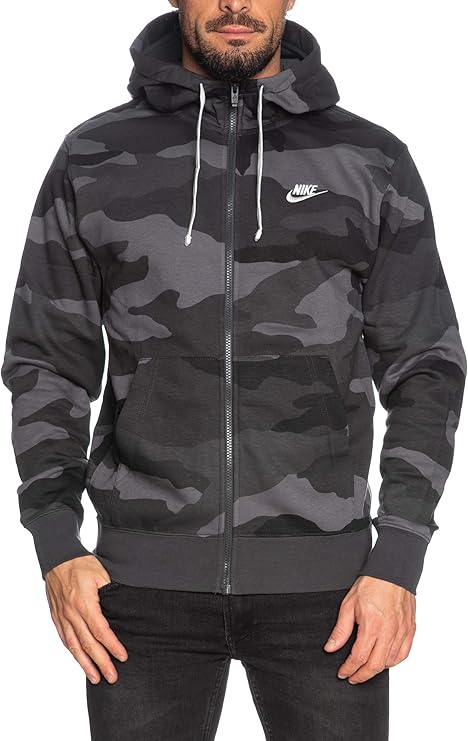 nike sportswear men's full zip club hoodie