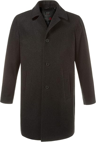 JP 1880 Herren Mantel Übergrößen Bis 8XL - Wollmix Steppmantel Mit Reverskragen