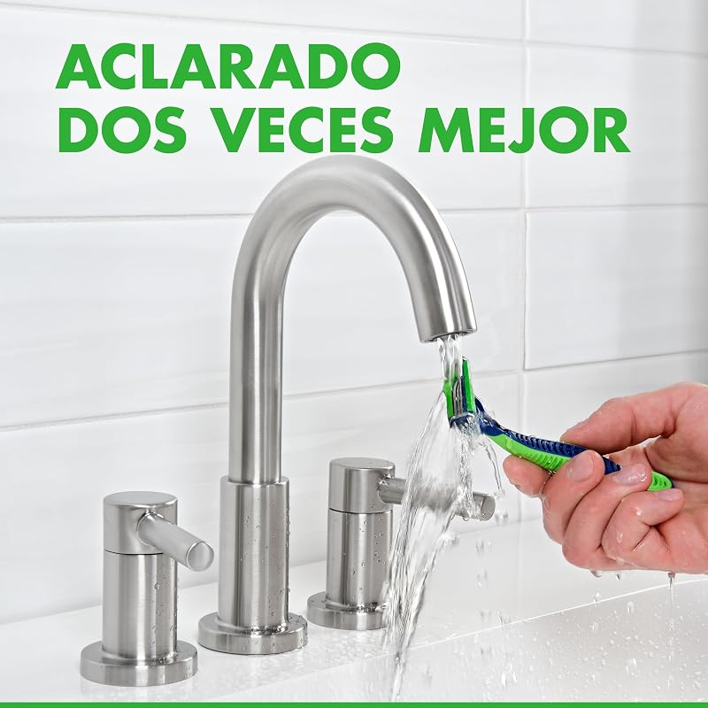 Sensor3 Sensitive Maquinillas De Afeitar Desechables Para Hombre Con Banda Lubricante Con Un Toque De Aloe Vera, 5 unidades — foto 6 de 7