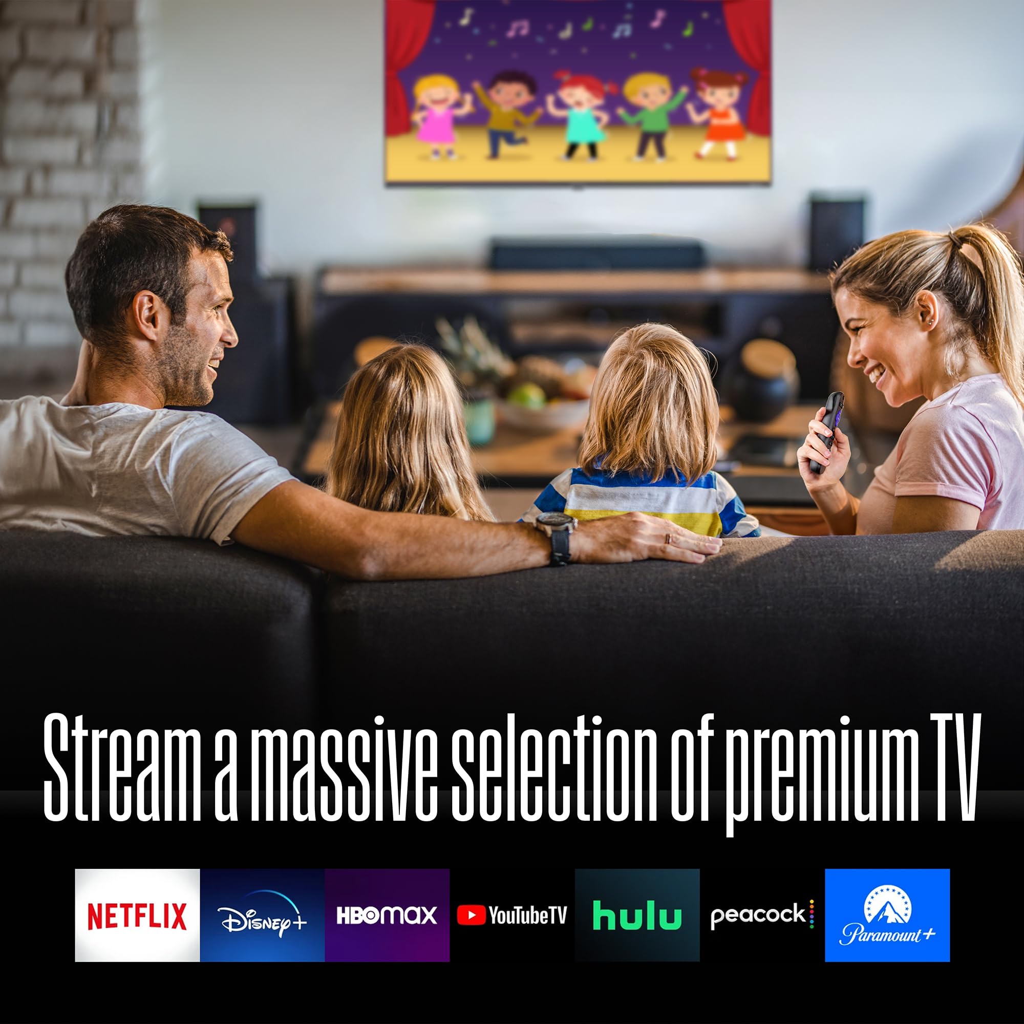 Westinghouse Edgeless Roku TV - 43 Inch Smart Television, 4K LED UHD w/HDR 10, Wi-Fi & Mobile App Connectivity, Flat Screen Compatible w/Apple AirPlay, Alexa, & Google Assistant
