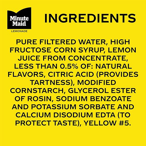 MINUTE MAID LEMONADE PET, 12 FL OZ, 6 PACK