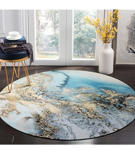 Amazon.com: Ocean Beach Round Rugs 6Ft Tropical Summer Theme