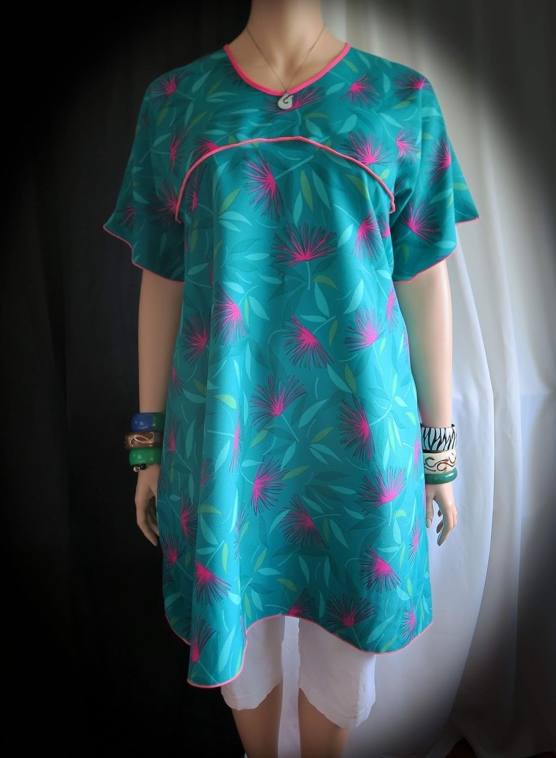 hawaiian wrap dress