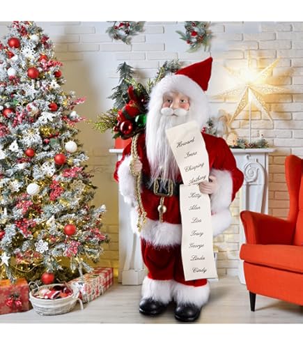   2018 Annual Santa 限定版 Santa Claus 8 Inch Retro Action Figure [2018 Edition