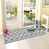 SHACOS Runner Rug Grey 50x150 cm Non Slip Washable Hallway Rug view 4