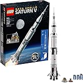 LEGO Ideas NASA Apollo Saturn V 92176 Outer Space Model Rocket for Kids and Adults, Science Building Kit (1969 Pieces)