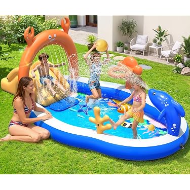 Piscina De Playa Plegable 2 En 1 Para Bebé | Manta Y Piscina Portátil Con Bolsa De Almacenamiento | Incluye Piquetas | Ideal Para Camping, Jardín Y Playa