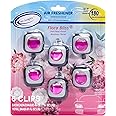 Air Jungles Flora Bliss Scent Car Air Freshener Clip, 6 Vent Clips, 4ml Each, Long Lasting Air Freshener, Up to 180 Days Car Refresher Odor Eliminator