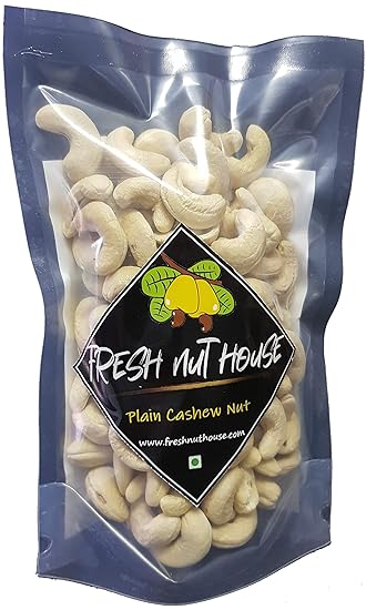 Fresh Nut House Premium Whole Kerala Origin Plain Cashew Nut, 1 Kilogram