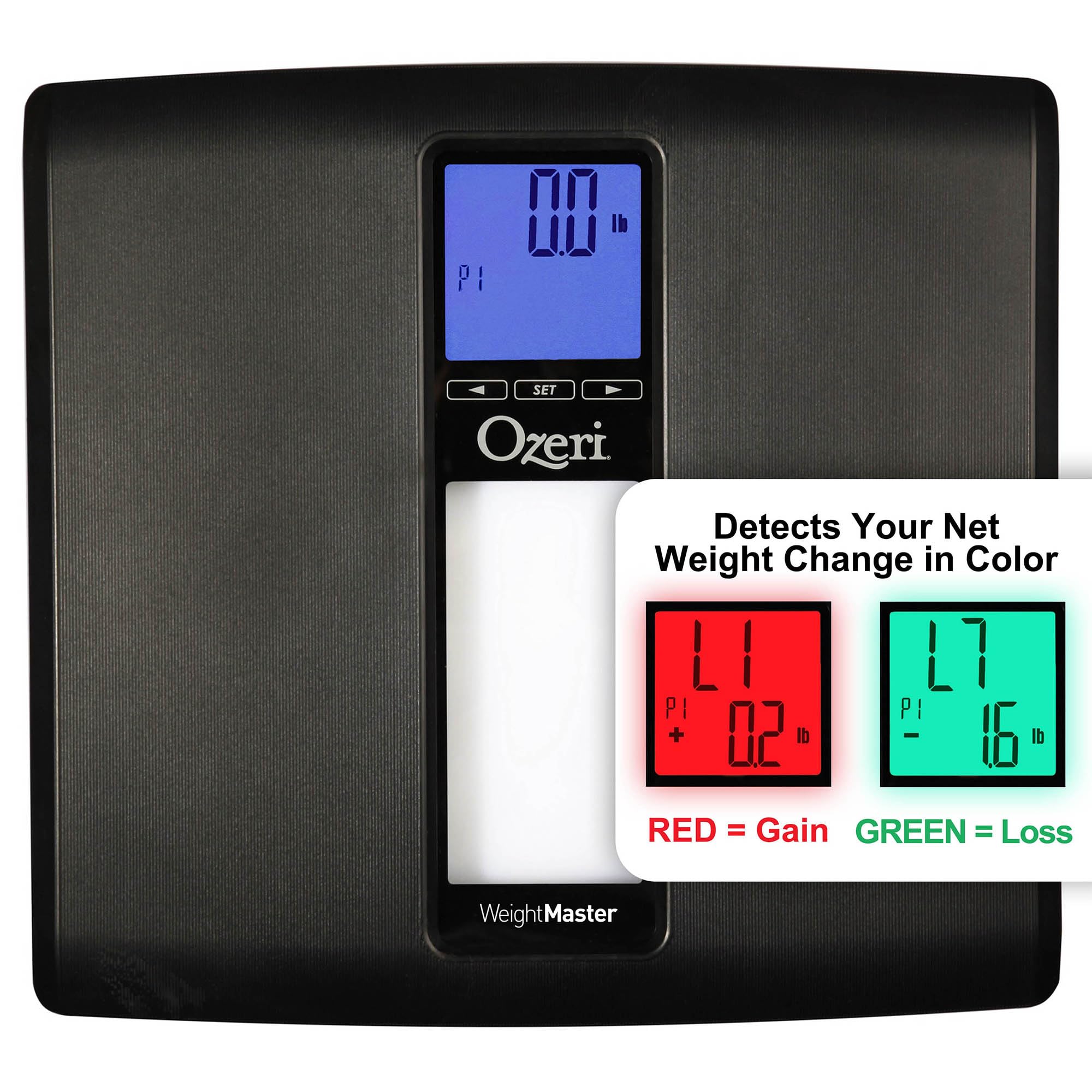Ozeri WeightMaster II (440 lbs / 200 kg) Digital Bath Scale with BMI and Weight Change Detection