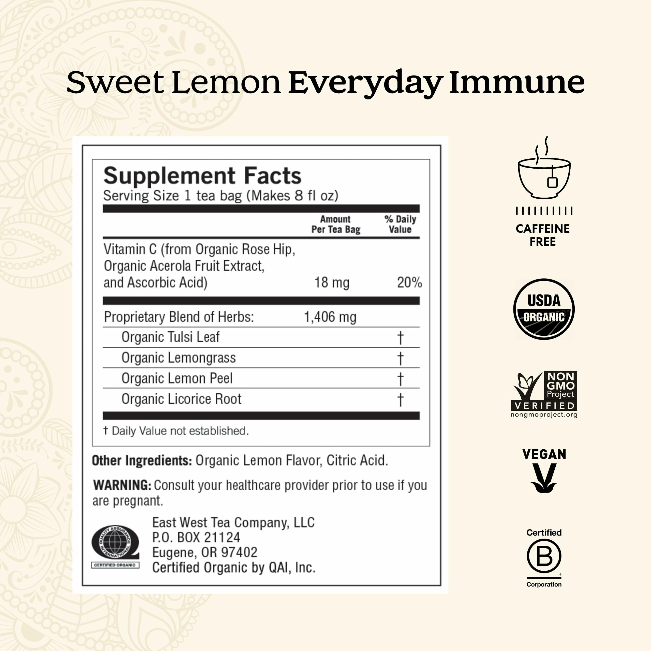 Yogi Tea Immune Support Tea Variety Pack - 16 Bags per Pack (3 Packs) - Immunity Support Sampler Set - Sweet Lemon Everyday Immune, Honey Chai Turmeric Vitality & More