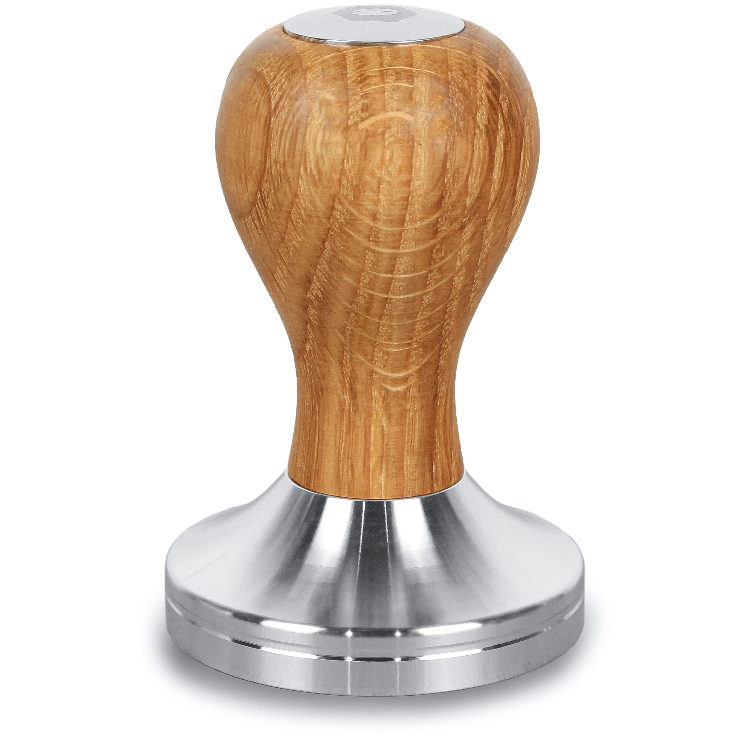 Clara Coffee Tamper Made of High-Quality Oak | Masher in 53 mm for Espresso in Barista Quality | Espresso Stamp for Portafilter (53 mm)