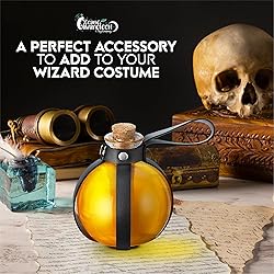 Cosmic Chameleon Glass Potion Bottles with