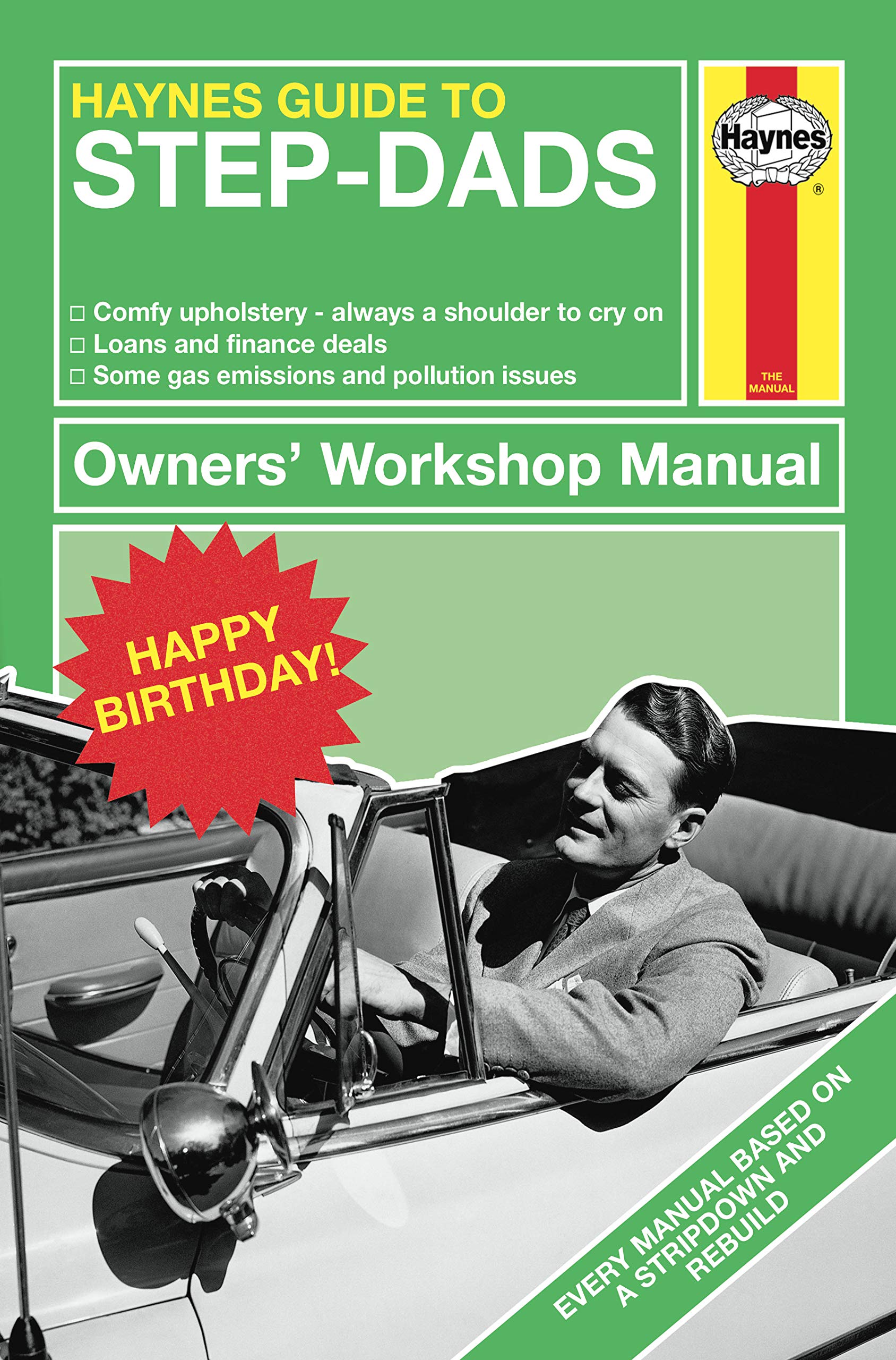 Step-Dad Birthday Card, Funny Birthday Card for Step-dad, Step-dad, Step Dad, Greetings Card, 159x235mm, ZXW8455