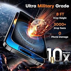 TOCOL for iPhone 16 Privacy Screen Protector True