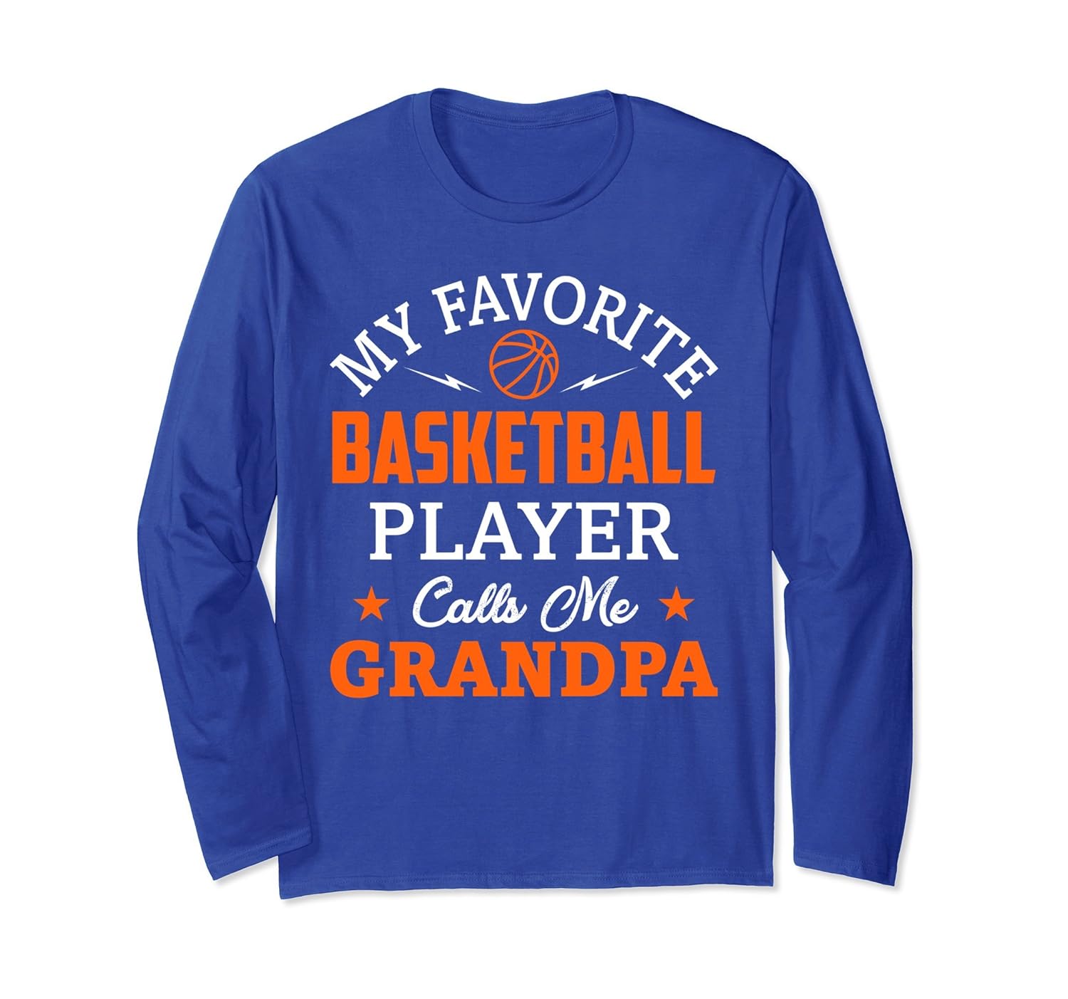 My Favorite Basketball Player Calls Me Grandpa Long Sleeve-anz