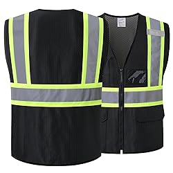 HATAUNKI Reflective Safety Vest for Men Women Hi