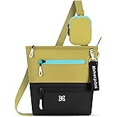 Sherpani Sadie, Nylon Crossbody Bag, Lightweight Shoulder Bag, Travel Cross Body, Crossbody Purse for Women, RFID Protection, Removable Coin Purse, Travel Gift (Alchemy)