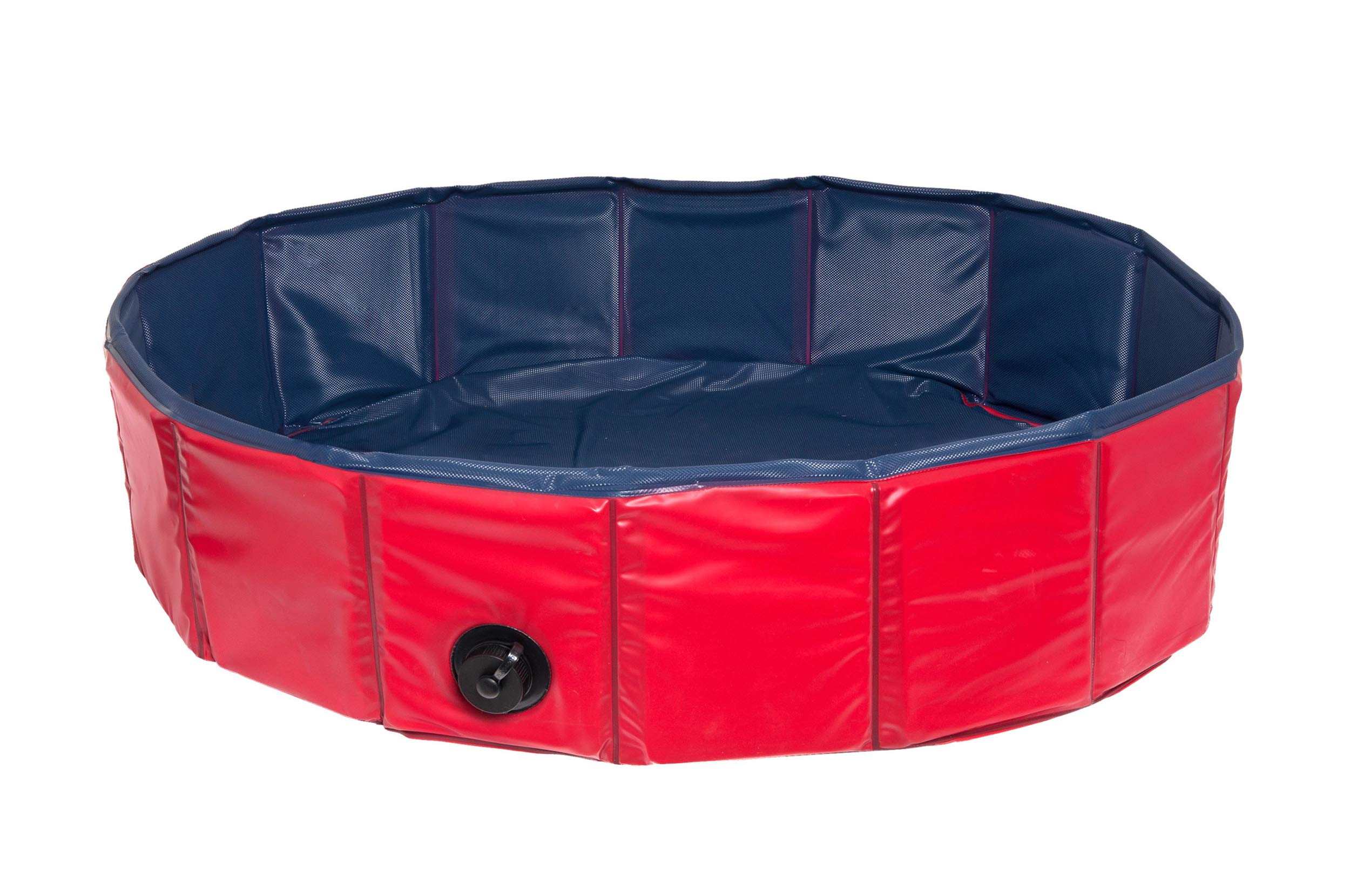 Popgear Karlie Doggy Pool, 80 x 20 cm, Blue/Red