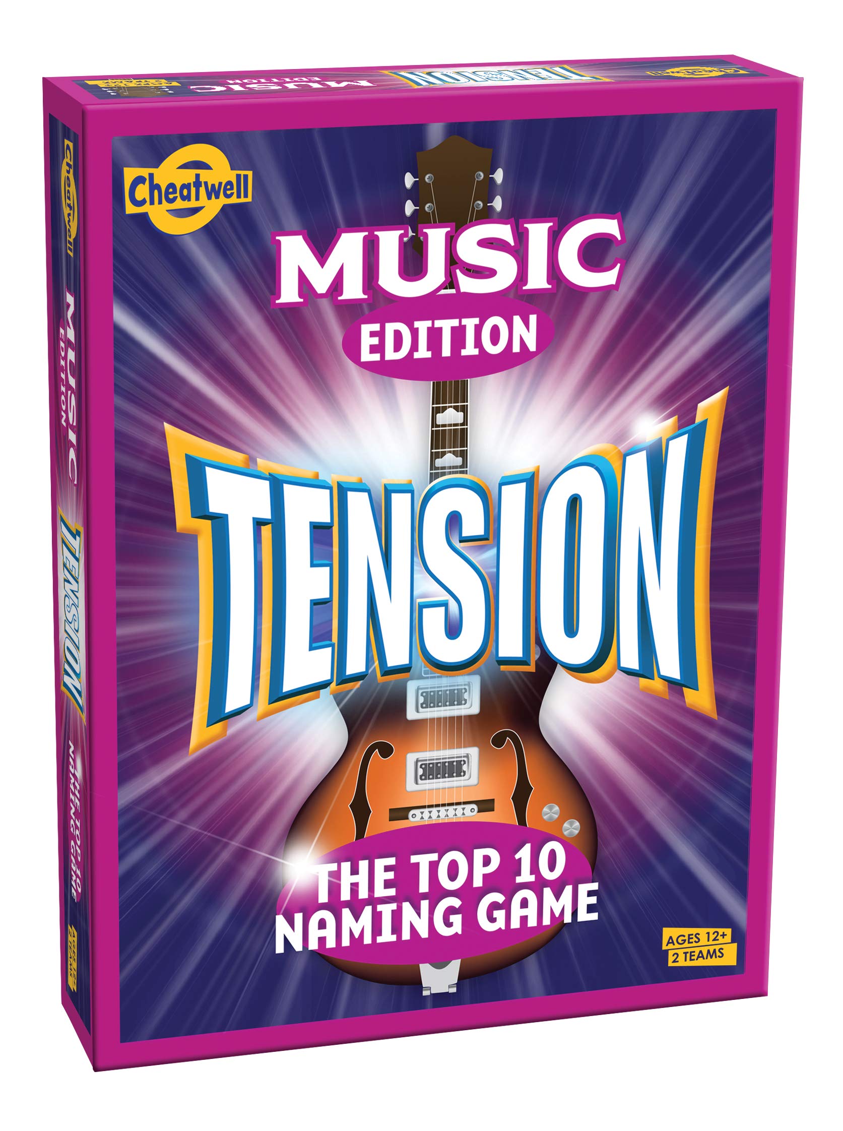 Cheatwell Games Tension Music Edition - The Top 10 Naming Game - Party Game For Ages 12+ - Music Trivia Game That Will Keep You All Guessing