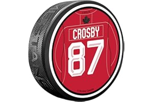 Textured Collectible Hockey Puck | Team Canada Olympics 2026 | Sidney Crosby | Jersey