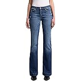 7 For All Mankind Womens Slim Illusion Dojo Wide Leg Trouser Jeans