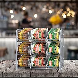 BTY Can Organizer for Pantry Stackable 2 Pack, Can