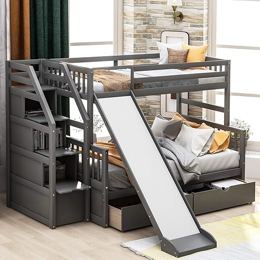 bunk beds with storage