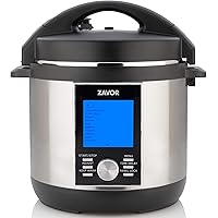 Zavor LUX LCD 4 Quart Programmable Electric Multi-Cooker: Pressure Cooker, Slow Cooker, Rice Cooker, Yogurt Maker…