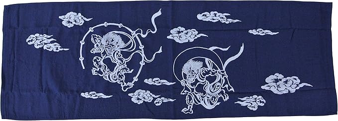 Amazon Ns Iki Tg 1 約34x95cm 風神雷神 Jsi 1018 日本製 タオル 和柄 フェイスタオル 長め 和風 てぬぐい 手描き イラスト 総柄 龍 風神雷神 コットン バンダナ 和装 小物 日用品 生活雑貨 Ns Iki Tg 1 和装小物 通販