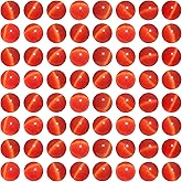 MJDCB 30pcs Red Cat Eye Stone Beads 12mm Round Crystal Loose Bead for Jewelry Making DIY Bracelets Necklace