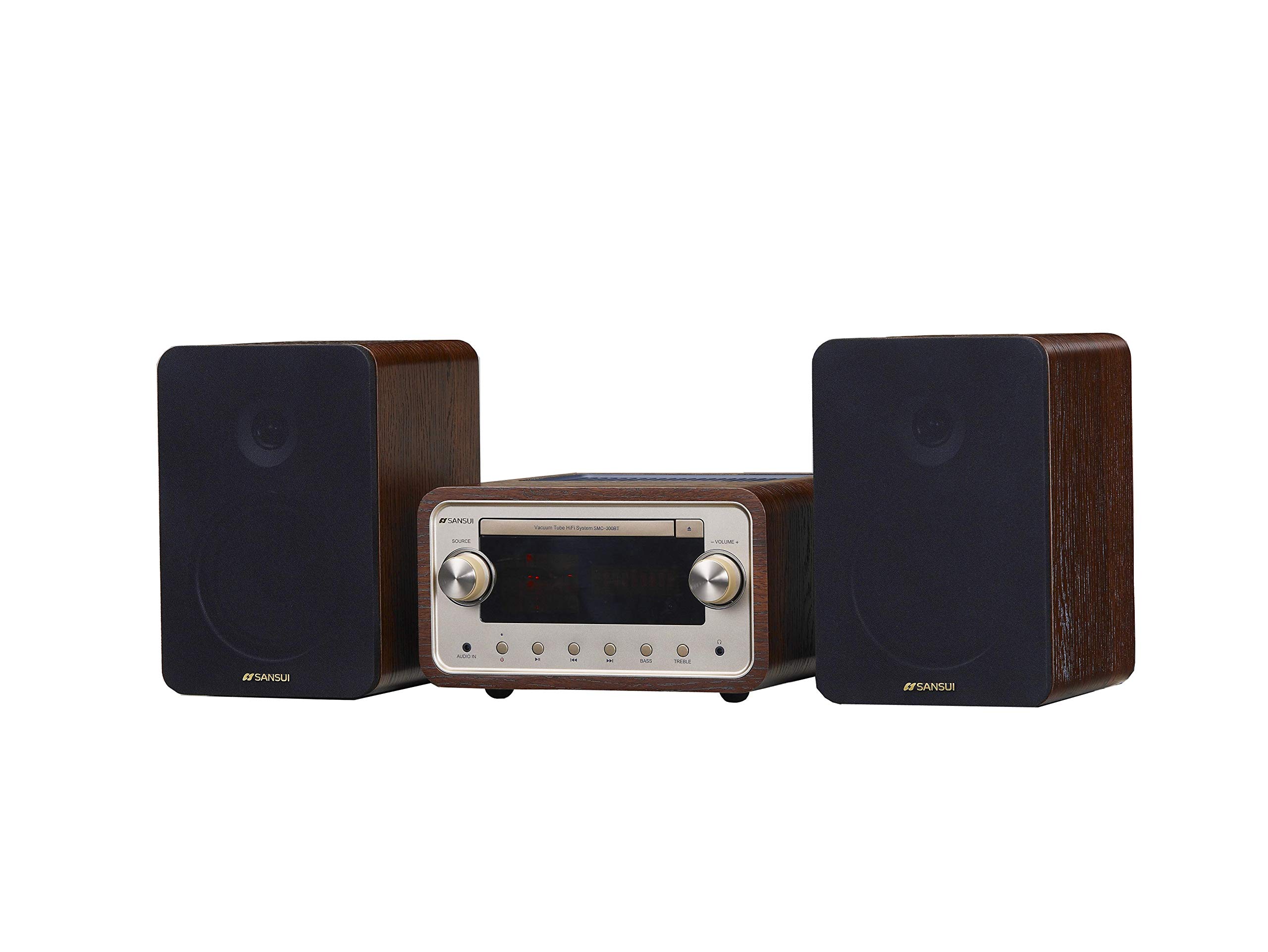 【美品】SANSUI 真空管ハイブリッドCDステレオシステム SMC-300BT Mua SANSUI 真空管ハイブリッドアンプ搭載CDステレオシステム SMC
