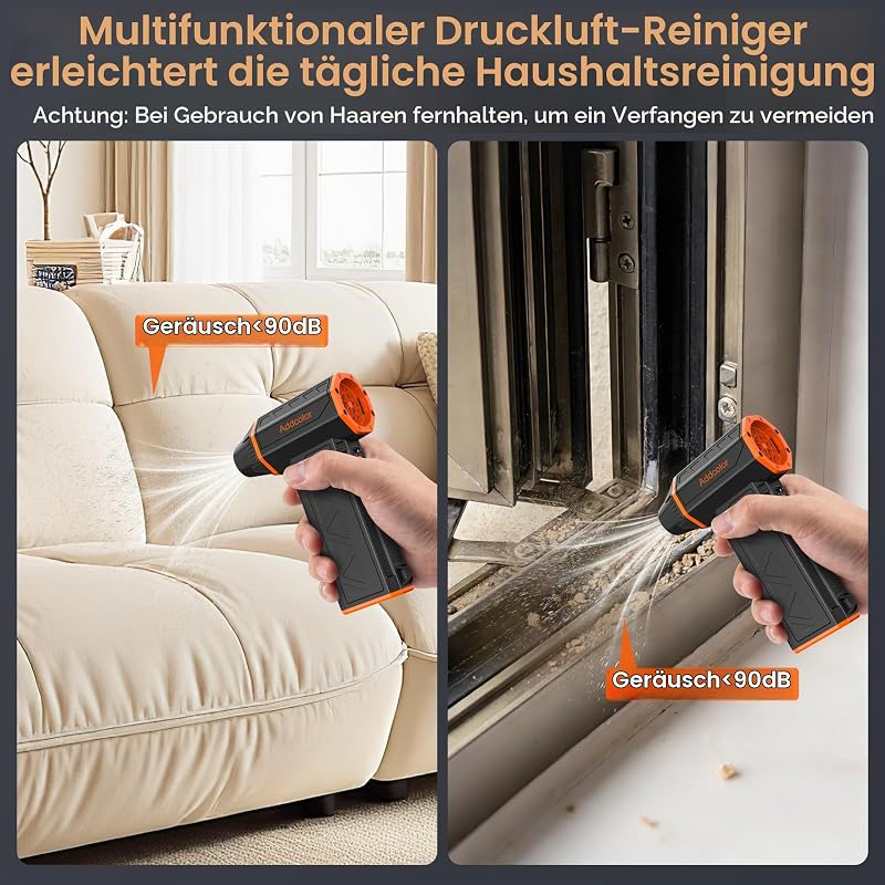 Kabelloser Air Duster,100000 U/min Elektrische Staubgebläse