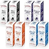 80 Jones Brothers Nespresso Compatible Coffee Capsules-Variety Pack -100% Pure Arabica (VARIETY BOX, 80 PODS)