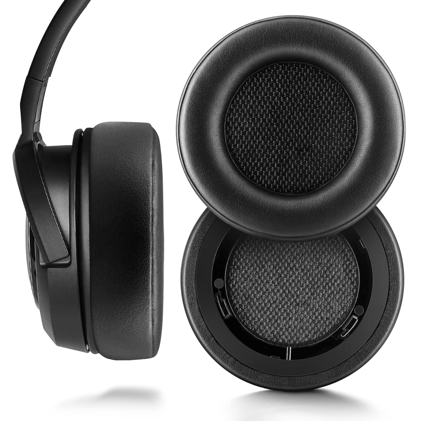 Replacement Earpads Corsair virtuoso ear cups,Earpads for earphones,Ear Pads Cups for Corsair Virtuoso RGB Wireless SE Gaming Headset (Black normal)