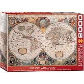 EuroGraphics Antique Map of The World Jigsaw Puzzle (2000-Piece)