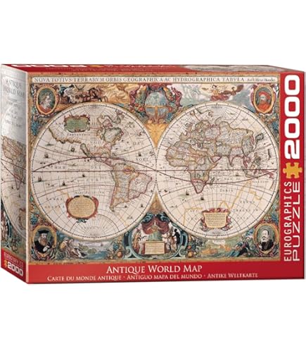 Amazon.com: SCHMIDT Historical Map of the World Puzzle (2000-Piece