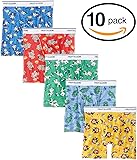 Fruit of the Loom Assorted Toddler Boys' Boxer Brief(Colors and Prints May Vary) (Pack of 5) (10-Pack Assorted Prints, X-Large)