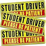 Sukh Student Driver Magnet for Car - Be Patient