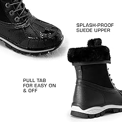 DREAM PAIRS Snow Boots for Women Waterproof Mid