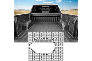 SZYANG 5.8FT Side Bed Molle Panel Compatible with 19-25 Silverado GMC Sierra Truck Panel System Replacement for 2019-2025 Chevy Silverado Accessories(Side Bed Molle Panel)