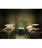 Amazon.com : CORFOTO Fabric Creepy Hospital Bloody Ward Room
