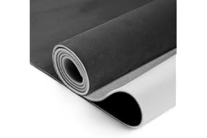 INFINAUTO Suede Fabric 160g Headliner Fabric 100" l x 60" W Interior Trim DIY Roof Repair Replacement Foam Backing for Car Tr